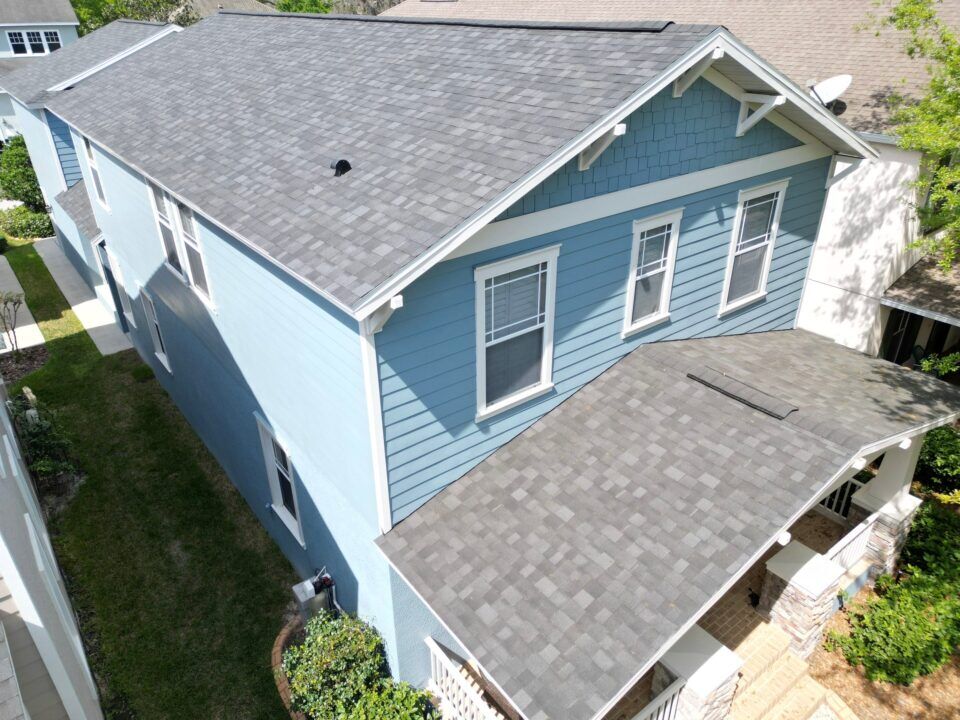 Impeccable roofing job completed by Shingle Masters, highlighting expert roofing craftsmanship in Florida.