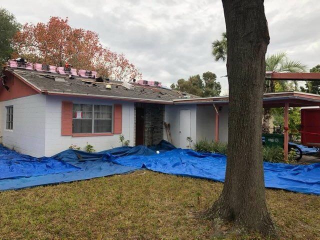 Stage 2 of roof deployment